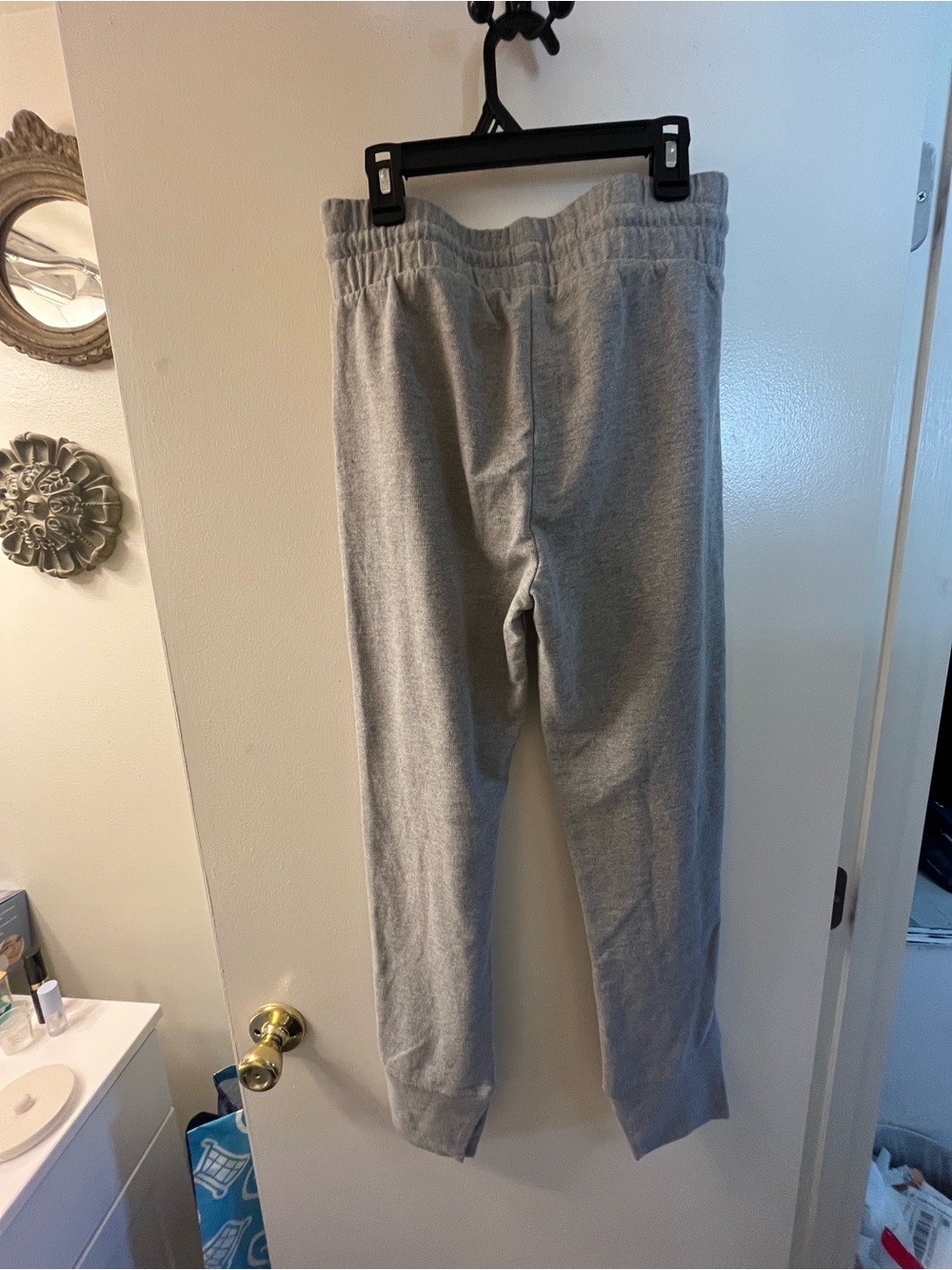 True Religion Classic High-Waist Gray Jogger Pants - Athletic Comfort - Picture 3 of 5